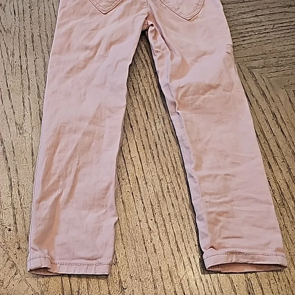 5T pink heart jean Joggers jeans Carters